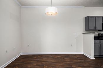 Dining Area with Vinyl Plank Flooring